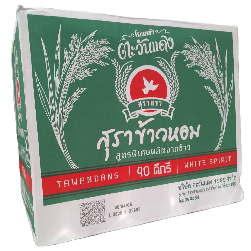 Fragrant Rice Liquor,40 Degrees,Tawandang 625 Ml. 