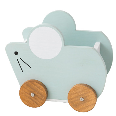 Cute Animal Storage Basket/snacks Stationery Storage Basket/wooden Storage Basket 